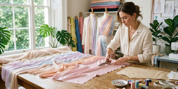 Jedwab wiosną, jak szyć lekkie i eleganckie ubrania z naturalnych tkanin