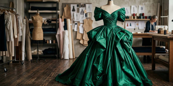 Tafta w modzie wieczorowej – kiedy warto sięgnąć po tę efektowną tkaninę